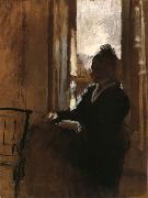 Woman at a Window Edgar Degas